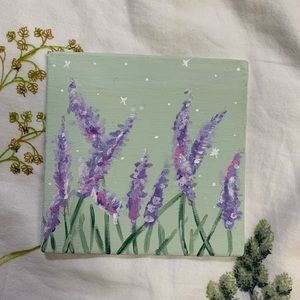 Lavender Mini Canvas Painting